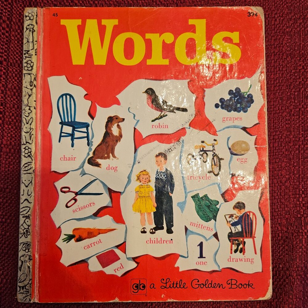 Words #45 A Little Golden Book 1972